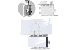 VANDESAIL Kompatibel mit Starlink Gen 3 Halterung, 3 in 1 Passend für Starlink Standard V3 Mesh Router und Power Supply Wandhalterung Router mit Kabelmanagement für Starlink V3&Gen3