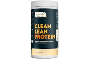 Vegan Protein Powders by Nuzest - Clean Lean Protein - Just Natural - Plant Based Pea Protein Shake - Low Calorie & Low Carb - Gluten Free - Dairy Free - 1kg (40 Servings)