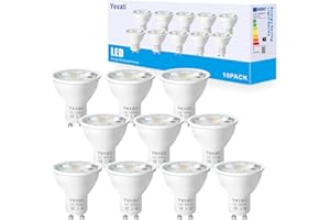 Yexati GU10 Led Lampe Warmweiss,7w Ersetzt 80w Glühbirne,660LM,3000k Warmweiß Leuchtmittel,Abstrahlwinkel 120°Reflektorlampen,Nicht Dimmbar,10 Stück