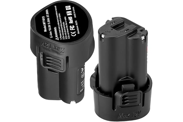 XNJTG BL1013 batteri ersättning 10,8 V 3,5 Ah för Makita Li-Ion batterier BL1014 196066-7 194551-4 195332-9 194551-4 kompatibel med Makita 10,8 V TD DF-seriens verktyg