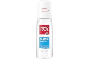 BEIERSDORF Hidrofugal CLASSIC Zerstäuber, starkes Antitranspirant mit dezentem Duft, Deo Spray ohne Ethylalkohol mit zuverlässigem Schutz gegen Achselnässe und Körpergeruch (75 ml)