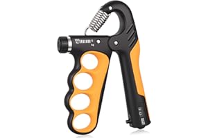 BUT OSWETF Grip Strengthener,5-100 Kg Adjustable Hand Gripper Strengthener, Forearm Strengthener Workout Kit, Finger Strengthener for Finger Forearm Exerciser Hand Grippers Training
