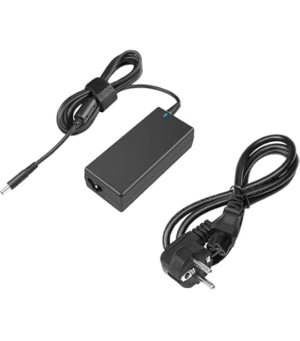 Alimentatore Originale Dell 65W (Modello 0MGJN9) Per Inspiron E Latitude - Caricabatterie Con LED E Cavo Tripolare - 3
