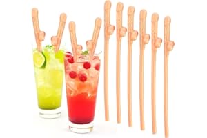 LONIMIA Juego de 30 pajas de plástico reutilizables para bebidas de gallina, divertidas pajitas de plástico, pajitas reutilizables, cócteles para fiestas de cumpleaños o bodas