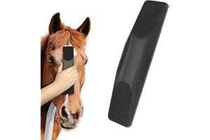 Amebleak Pettine Massaggiante per Cavalli, 6 in 1 Spazzola Cavalli in Gomma, Spazzole Pulizia Cavalli, Spazzola per Cura Cavallo per Rimuovere peli Secchi e Lotti da Cavalli