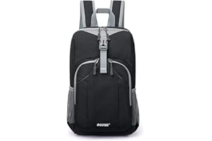 G4Free Mały plecak turystyczny 10 l wielofunkcyjny mini plecak podróżny, piesze wycieczki, jazda na rowerze, piesze wycieczki, dla mężczyzn i kobiet