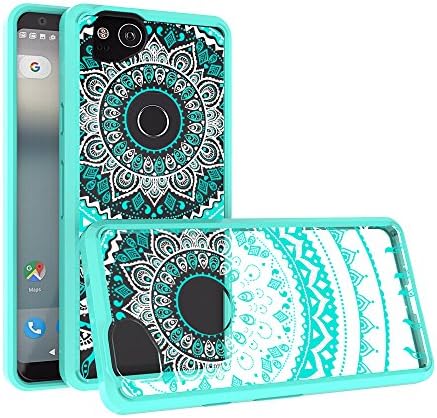 Xiu7 Clear Case for Google Pixel 2, ultra-slim and lightweight design-Green