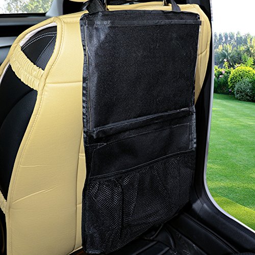 Creation® Auto Lagerung und Rücksitz Organizer – iPad Halter | Eco-Material | Muss Baby-Reise-Zubehör und Kinder Spielzeug-Speicher haben - 2