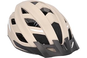 ‎FISCHER Fischer Fahrradhelm, Radhelm, Cityhelm Urban Plus, mit integriertem LED-Rücklicht für Damen und Herren