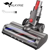Valkyrie Elektrikli D&ouml;ner Işıklı Zemin Fır&ccedil;ası Başlığı Dyson V8/V10/V11/V15 Uyumlu Y&uuml;ksek Performanslı
