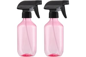 D Dymoece Kunststoff Zerstäuber Sprühflaschen,2 Stücke 300ml Nachfüllbar Wasser Sprühflaschen für Pflanzen,Garten,Haustier-Reinigung,Friseur,Autopflege Trigger-Leere Sprühflaschen