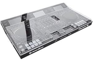 Decksaver Cover for Pioneer DJ DDJ-RZX - Super-Durable Polycarbonate Protective lid in Smoked Clear Colour, Made in The UK - The DJs' Choice for Unbeatable Protection