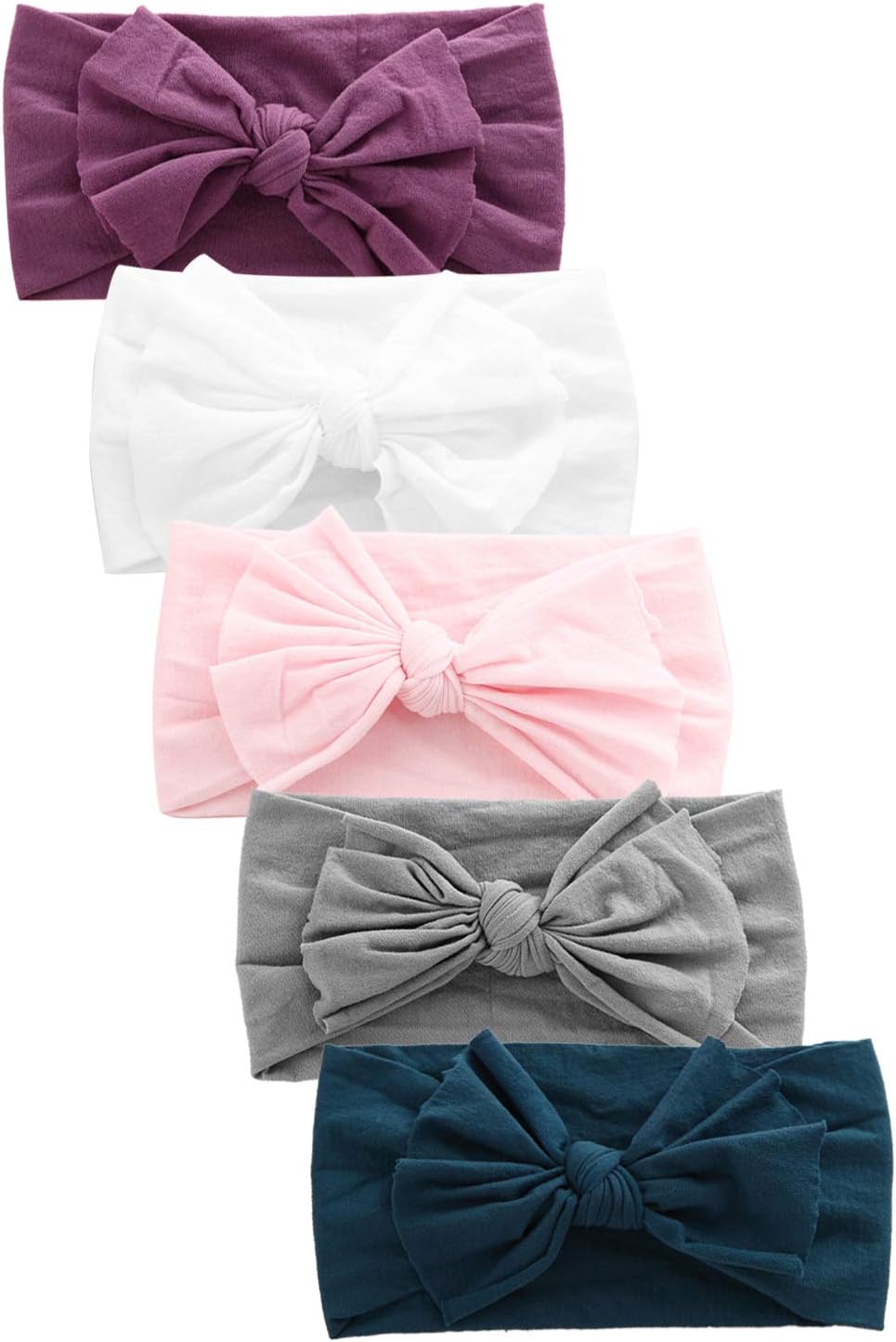 Hocaies Vendas del bebé Hairband de los bebés recién Nacidos Diademas de bebé anchas con lazo Diadema Elástica Niñas Banda Para Cabeza Bebe Accesorio Bebe Niñas Recien Nacida