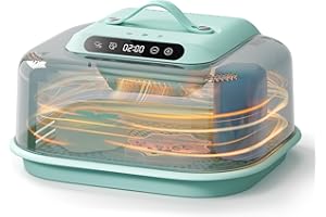 Resiners Resin Curing Machine G3 with UV Resin Light, 2-in-1 Uses, Auto Curing 2H/1Min, Adjustable Temperature & Timer, Resin Dryer with Reversible Base for Epoxy Mold Casting,Jewelry Making,DIY Decor