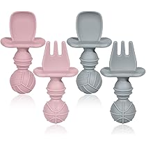Set Posate Bambini 4 Pezzi - Cucchiai In Silicone Senza BPA Per Svezzamento - Foto 8