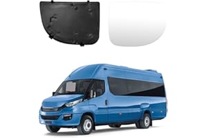 TIVEKEO Cristal de Espejo Reemplazar para Iveco Daily 2014-2024, Retrovisor Exterior Ajustable Adecuado Lente de Marcha Atrá, Espejo Retrovisor Calefactable (Lente inferior-Derecha)