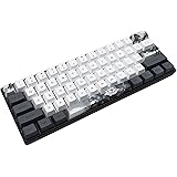 MOLGRIA Ink Lotus Keycaps, 140 Set Custom Keycaps for Gaming Keyboard, PBT OEM Profile Dye Sublimation Keycaps ANSI/ISO Layou