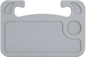 HSEAMALL Vassoi del Volante dell'auto, tavolo da tavolo multifunzionale del Volante, supporto per Laptop a doppia faccia, adatto Alla maggior Parte dei veicoli, per i viaggi. (Nero)