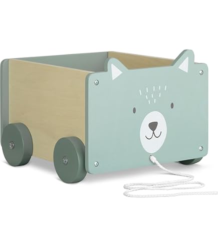 Libreria Per Bambini RELAX4LIFE Con Ruote - Scaffale A 2 Ripiani In Legno, Design Ad Albero - Foto 3