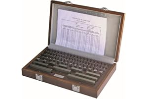 CNC Qualität Jeu de 47 cales étalons parallèles Grade de qualité 2