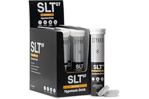 Electrolytes Tablets by Styrkr - 6X Pack of 12 Hydration Tablets - 4X Higher Salts - Approved by Endurance Athletes - Advanced Quad-Blend Formulation - SLT07 12x per Tube