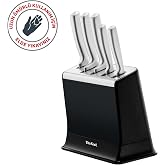 Tefal EverSharp Pro 5 par&ccedil;alı bı&ccedil;ak seti, kendinden bilenen bı&ccedil;ak bloğu, patentli bileme teknolojisi, Alman paslanmaz &ccedil;elik, 