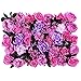 Produktbild Flower wall LVZAIXI Simulation Hintergrund Hochzeit Hochzeit Layout Net Red Shop Wand Dekoration gefälschte Rose Indoor Plant Wall (Farbe : 01)