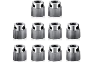 Hefddehy 10 pezzi estrusore ruota 3D parti della stampante 36 denti ingranaggi in acciaio estrusore ingranaggio per -10, -10S, S5, 3