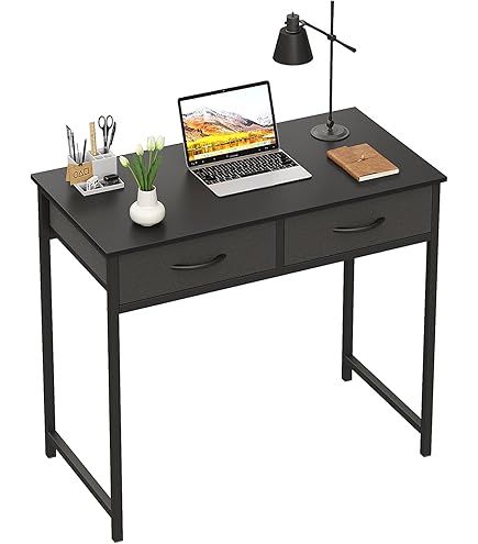 Tavolo Da Letto Per Computer Portatile, Altezza Regolabile, 5 Ruote Bloccabili, Supporto Pieghevole In Legno, Scrivania, PC Nero, Metallo (43 X 43 X