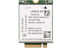 YUNIR DW5814E 4G-Modul WWAN-Karte, professionelle 4G LTE NGFF WWAN M.2-Kartenunterstützung GNSS & A-GPS