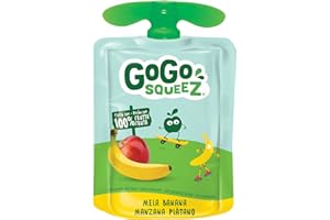 GOGO SQUEEZ Snack 100% fruta para llevar