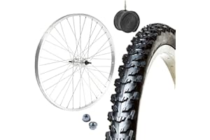 ECOVELO FRONT RIM 24 X 1.75 + COVER MTB 24 X 1.95 + AIR CHAMBER | COMPLETE WHEEL MOUNTAIN BIKE 24"