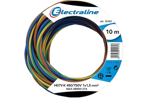 Electraline Electraline 25139, kabel H07V-K, 1 x 1,5 mm, 10 MT