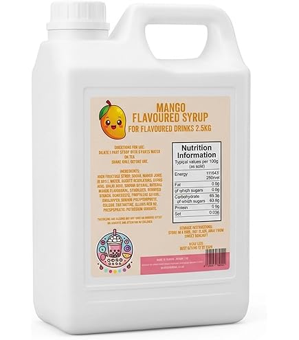 Bobalife Mango Bubble Tea Syrup (1.2kg) | 25-30 Servings (Variable - View #2