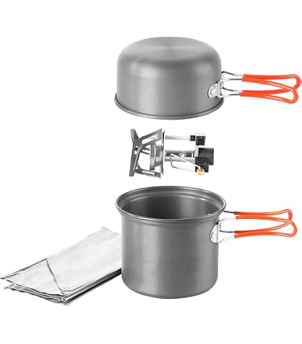 Set Camping Pliable Set De Camping Pliable 8 Pièces - Casseroles Aluminium Et Couverts - Cuisine Portable Randonnée Batterie Casserole Set Camping Pliable Set De Camping Pliable 8 Pièces - Casseroles Aluminium Et Couverts - Cuisine Portable Randonnée Batterie Casserole