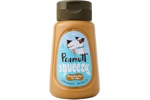 DUERR'S Peamutt Squeezy Peanut Butter Dog Treat 320g - Natural Dog Treat, High Protein, No Added Salt, Sugar or Palm Oil, Smooth Texture for Licki Mats & Stuffed Toys, Healthy Snack for All Dog Breeds