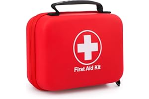 FAMILY CARE ACCU First Aid Kit, 237 Pieces Medical Emergency Bag, First Aid Supplies Box, Waterproof Compact, for Home Office Car Camping Outdoor Sports
