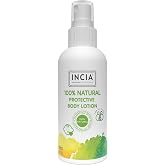 INCIA%100 Doğal Koruyucu V&uuml;cut Losyonu Sprey Yenidoğan Bebek &Ccedil;ocuk İ&ccedil;in Limon Okaliptus Vegan 100 ml