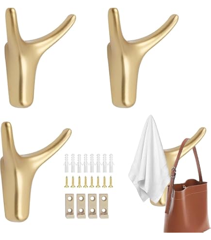Ingresso WZLJW Metallo Montato A Parete Ganci Appendi Cappotto,dingresso Appendiabiti con 5