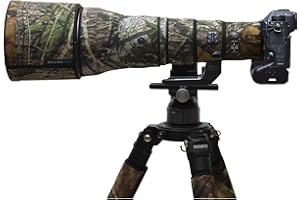 ROLANPRO Wodoodporny obiektyw kamuflaż płaszcz do Nikon Z 800 mm f6.3 VR S kamuflaż osłona przeciwdeszczowa #27 dżungla B