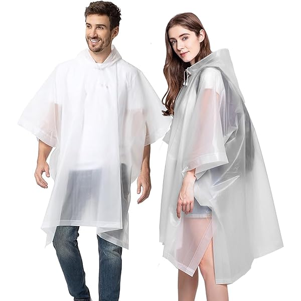 Poncho Antipioggia Unisex In EVA - Impermeabile, Traspirante, Per Escursionismo E Ciclismo - Foto 11
