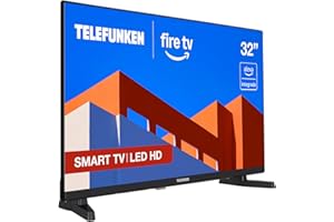 Telefunken 32FTV825, 32 Pulgadas HD, Smart TV Fire OS, HDR10, Alexa Integrado, Control por Voz, Dolby Audio, Apple AirPlay, Bluetooth