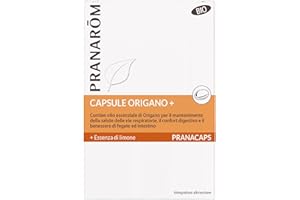 PRANAROM Pranarôm - Pranacaps Origano - Conforto digestivo - Fegato e Intestino - 30 Caps