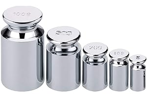 BE-TOOL Balance Calibration Weight, Precision Balance Scale Calibration Weight Kit Set 200g for Digital Jewellery Scale, General Laboratory and Educational use