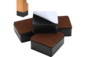 4 stycken självhäftande möbelhöjningar av kolstål bordshöjning 3 cm