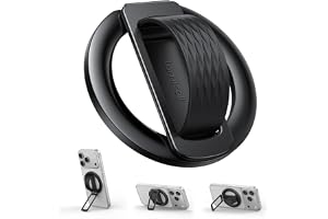Lamicall Telefonfingerhållare för MagSafe-ring, mjukt silikongrepp, 2-i-1, mobilstativ, magnetisk telefonhållare för iPhone 1