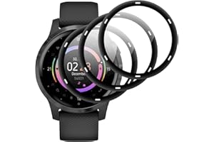 Beukei 3 Stück Panzer Schutz Glas für Garmin Vivoactive 5, Temperglas, HD Klare Glas Schutzglas,[HD Klare][Anti-Kratzen] Handyfolie