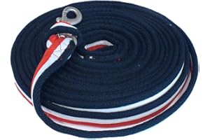 JOHN WHITAKER Whitaker Unisex's Red/White/Blue Lunge Line, Regular