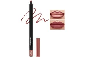 Qwesure Xixi Crayon contour des lèvres mat durable - Imperméable - Non adhésif - Réduit les ridules - Non collant