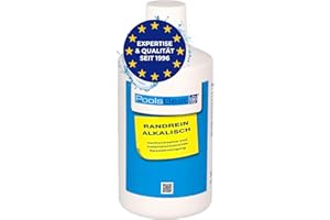 ‎POOLSBEST Duraol Randreiniger Super 1L I hochkonzentrierter Pool Randreiniger I materialschonender Pool Oberflächenreiniger I alkalischer Reiniger für Pool/Whirlpool & Planschbecken I Pool Reiniger